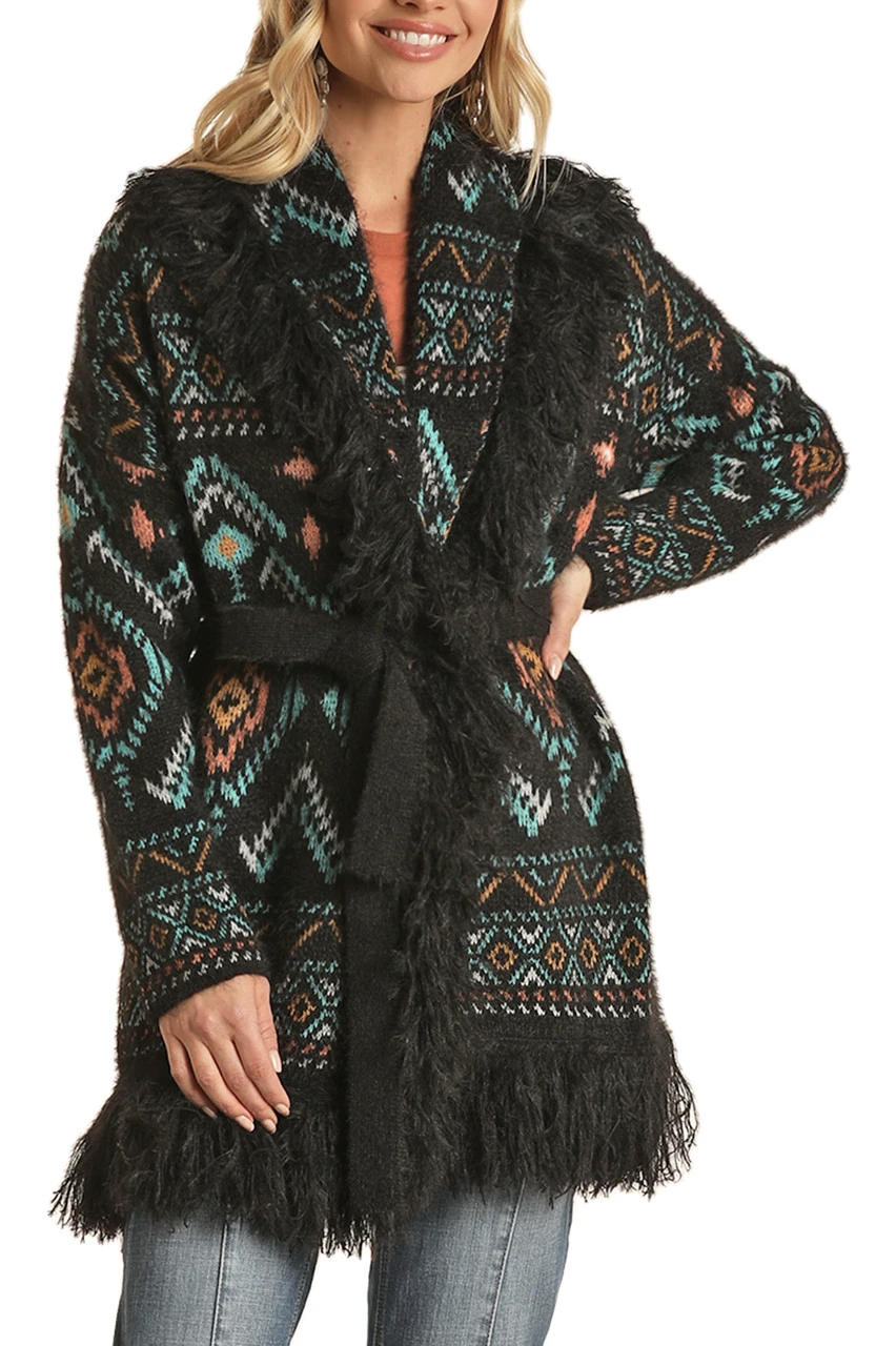 Aztec Knitted Cardigan 1 Aztec Knitted Cardigan