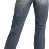 Mid Rise Stretch Boyfriend Straight Jeans #W2-3547
