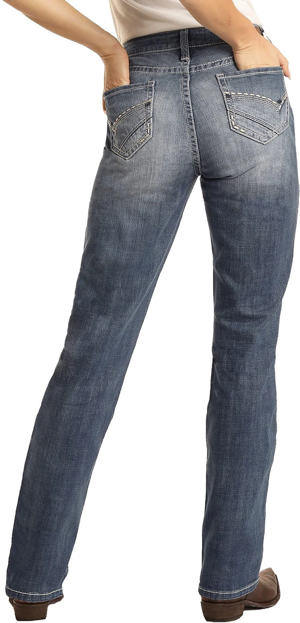 Mid Rise Stretch Boyfriend Straight Jeans #W2-3547 1 Mid Rise Stretch Boyfriend Straight Jeans #W2-3547