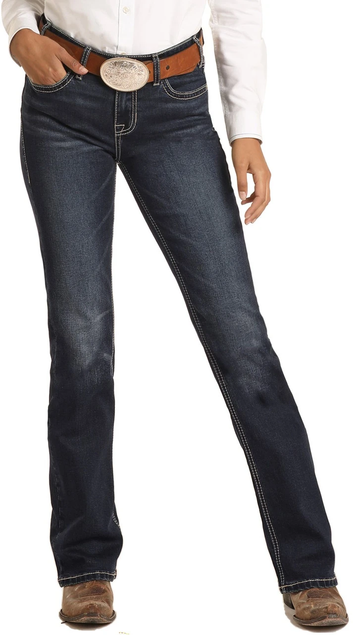 Mid Rise Extra Stretch Boyfriend Straight Jeans #W2-3548 2 Mid Rise Extra Stretch Boyfriend Straight Jeans #W2-3548 - Image 2