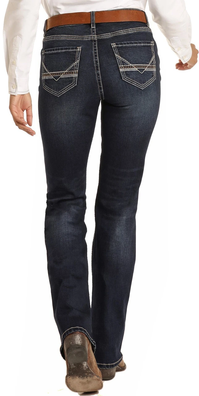 Mid Rise Extra Stretch Bootcut Riding Jeans #W7-3548 1 Mid Rise Extra Stretch Bootcut Riding Jeans #W7-3548