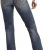 Mid Rise Extra Stretch Bootcut Riding Jeans #W7-3549