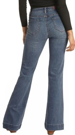 Mid Rise Extra Stretch Trousers #W8M2682 -RodeoRave W8M2682 B 60942.1641593218