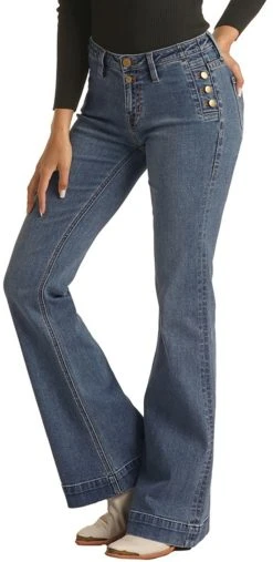 Mid Rise Extra Stretch Trousers #W8M2682