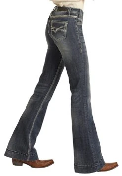 Mid Rise Trousers #W8M9516 -RodeoRave W8M9516 A 75807.1632425272