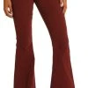 Bargain Bells High Rise Stretch Pull-On Flare Jeans #WPH1653