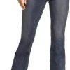 Bargain Bells High Rise Stretch Pull-On Flare Jeans #WPH3501