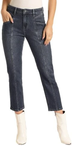 High Rise Extra Stretch Straight Cropped Jeans #WSC3538