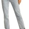 High Rise Extra Stretch Button Fly Cropped Jeans #WSC9797