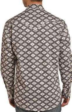 FR Aztec Twill Long Sleeve Work Shirt #B2S2336 -RodeoRave b2s2336 b 1 19246.1612469472