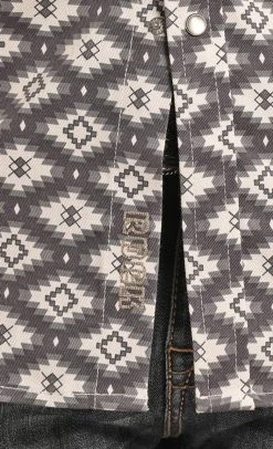 FR Aztec Twill Long Sleeve Work Shirt #B2S2336 -RodeoRave b2s2336 d 65667.1612469472