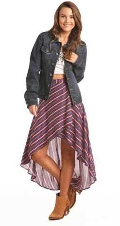 Hi-Lo Wrap Skirt #B9-2555 -RodeoRave b9 2555 c 54585.1599684474