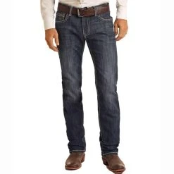 Rock & Roll Denim Men's Revolver Slim Fit Straight Leg Jeans -RodeoRave img16399 rock roll denim men s revolver slim fit straight leg jeans