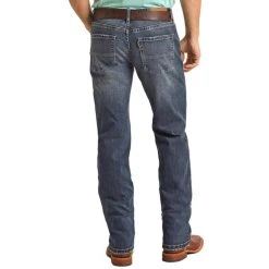 Rock & Roll Denim Men's Hooey Revolver Slim Fit Straight Leg Jeans