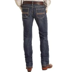 Rock & Roll Denim Men's Revolver Slim Fit Straight Leg Jeans