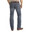 Hooey Men's Revolver Slim Fit Straight Leg Jeans