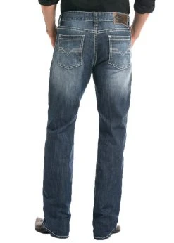 Relaxed Fit Stretch Straight Bootcut Jeans #M0S3473