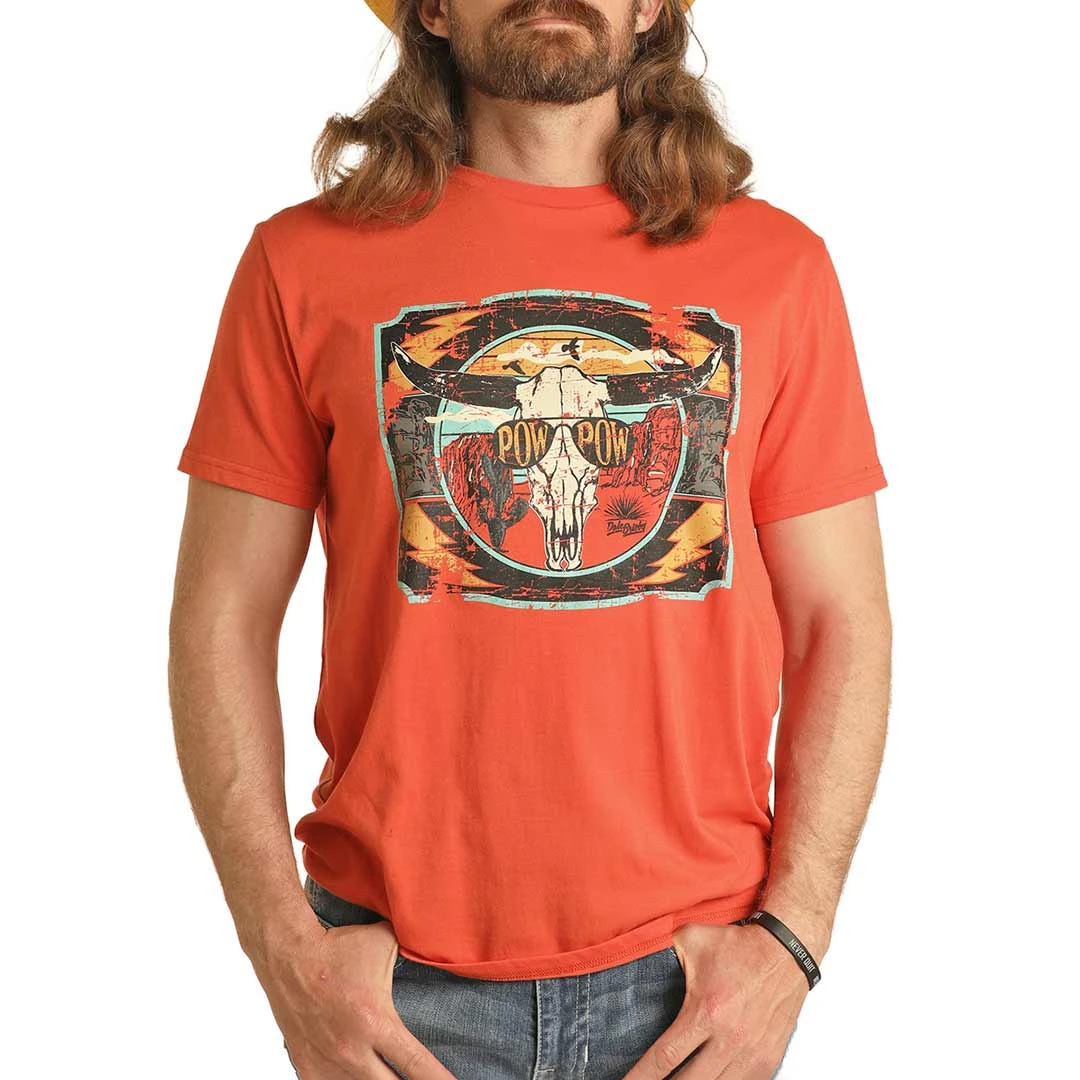 Rock & Roll Cowboy Men's Dale Brisby Pow Pow T-Shirt 1 Rock & Roll Cowboy Men's Dale Brisby Pow Pow T-Shirt