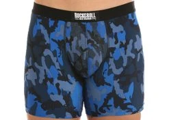 Blue Camo 6-Inch Performance Boxer Briefs #U6-5947