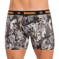 Performance Boxer Brief - Grey And Black Camo #U6-8963