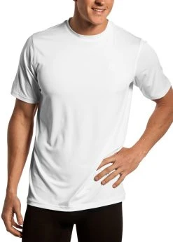 Performance Crew Neck T-Shirt - White #UC-8765