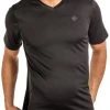 Performance V-Neck T-Shirt - Black #UV-8767