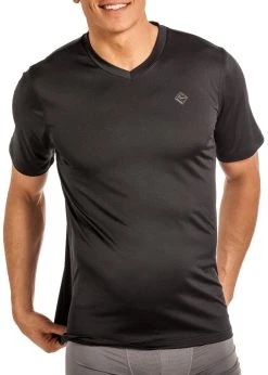 Performance V-Neck T-Shirt - Black #UV-8767