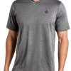 Performance V-Neck T-Shirt - Charcoal Heather #UV-8768