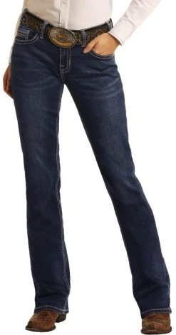 Mid Rise Extra Stretch Bootcut Riding Jeans #W7-4166 6 Mid Rise Extra Stretch Bootcut Riding Jeans #W7-4166 -RodeoRave w7 4166 01442.1599684596