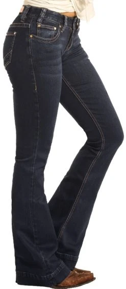 Low Rise Extra Stretch Trousers #W8-7683